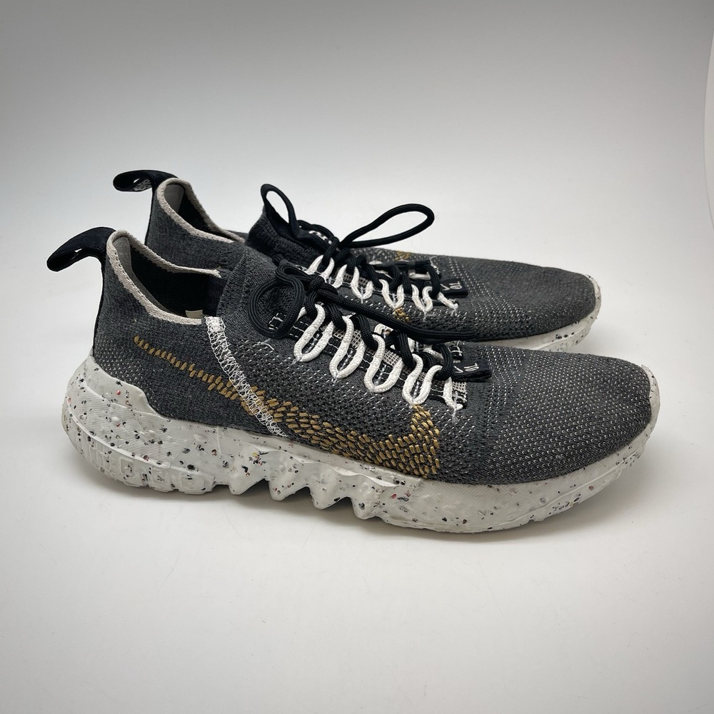 Nike Sneakers Mens 8 Space Hippie 01 CZ6148-002 Gray‎ Running Athletic Gym Shoes
